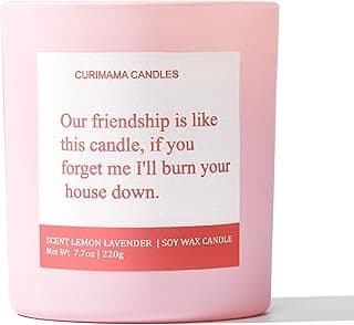 Birthday Gifts for Women Best Friends, Funny Birthday Gift for Sister Friendship, Cool Bestie Gift Ideas for Women Females Bestie, Lavender Scented Candles 7.7oz