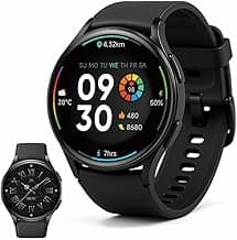 NexGen Smart Watch for Men & Women, 1.43 AMOLED 44MM, Smartwatch with GPS, Fitness Tracker, BT Calling, Waterproof, Alexa, Step Counter, Heart Rate Monitor, Sleep Tracking & Multiple Sports Modes.