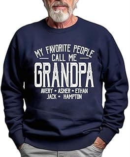 Personalized Grandpa Shirt with Kids Name Shirt, dad shirt, papa shirt, Gift for Dad, Daddy