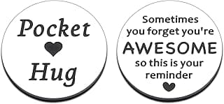 College Graduation Gifts for Women Men, Top Gifts for College Students, Inspirational Pocket Hug Token for Girls Boys Kids, 2026 Graduation Gift, Dorm Room Essentials for Boys Girls