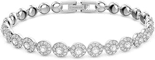 Swarovski Una Angelic Bracelet with White Crystals on a Rhodium Plated Setting