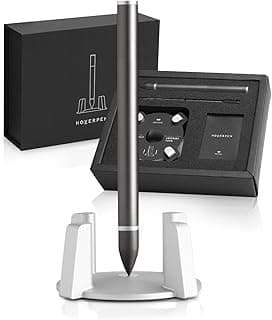 novium Hoverpen - Luxury Pen for Men & Women, Vertically Standing Executive Ballpoint Pen with Top Grade Free-Flowing Ink Refill, Metal Made, Unique Gifts, Luxury Pen for Men, Mens Gifts Ideas