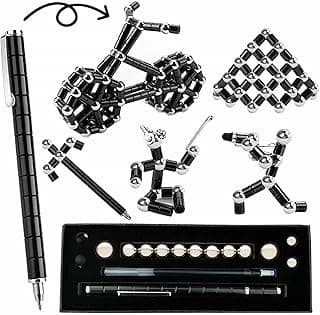 Magnetic Fidget Pen Gifts For Men - Cool Father'S Mother'S Day & Graduation Gifts, Stress Relief Fidget Desk Toy For Office,Cool Gadgets Gift For Teenage Boys,Men, Women Adhd Sensory Tool For Focus