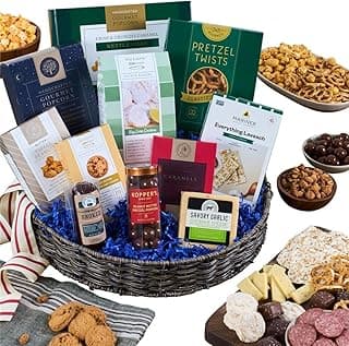 Snack & Chocolate Gift Basket Deluxe - Gourmet Food Gift by GourmetGiftBaskets.com