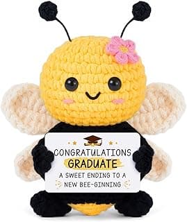 Graduation Gifts for Her, Unique Graduation Gifts for Graduate, Colleage University Graduate Present for Daughter, Student, Friends Classmate - Home Collectible Decor Crochet Bee