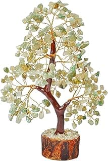 Green Jade Crystal Tree of Life, Chakra Decor, Healing Gifts for Women, Crystal Gifts for Home 10-12 Inch