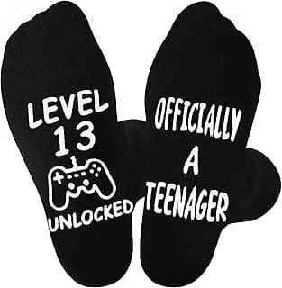 Jeasona Gaming Birthday Socks for Teen Boys Gifts for 13 14 15 16 17 18 Year Old Boy Teenage