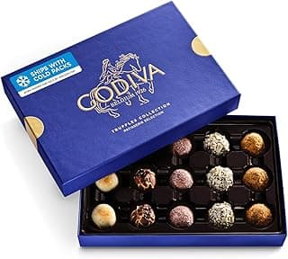 Godiva Patisserie Chocolate Truffle Gift Box, Belgian Dessert Chocolates with Ganache Center, Gourmet Gift for Birthdays, Holidays, Kosher, 15 Pc