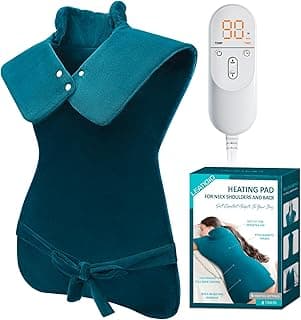 Mothers Day Gifts, Heating Pad for Neck Shoulders Back, Extra Large Heat Pad for Full Body Relax, Electric Heated Wrap for Seniors, Anniversary & Birthday Gifts for Women Mom Grandma Her Wife