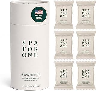 Shower Steamers Aromatherapy 6 Pack – Made in USA with Natural Essential Oils – Spa Gift Set for Relaxation, Self Care & Birthday Gifts for Women and Men