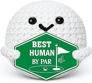 Graduation Golf Gifts for Men – Funny Crochet Golf Ball Accessories Graduation Fathers Father's Day Birthday Positive Gift for Him Boys Boyfriend Son Golfers Coworker Male Grandpa Women