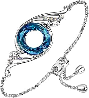 Kate Lynn Rise From the Ashes Phoenix Bracelet Made with Crystals from Austria, Adjustable Slider Bracelet for Women, Packaged with Jewelry Box, Birthday Gift for Women, Symbol of Luck and Renewal