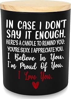 TEEZWONDER Anniversary Wedding Gifts for Women Men - Long Lasting Vanilla Lavender Candle 10 Oz - Romantic Gifts for Him Her Girlfriend Boyfriend, Birthday Gift Ideas