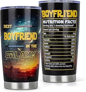 Gifts for Boyfriend from Girlfriend - Boyfriend Gifts for Birthday Fathers Day Valentines Day Christmas - Anniversary Romantic Gift for Him Men - Cute BF Gift Ideas - 20oz Insulated Tumbler
