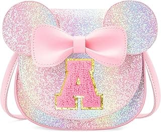 Birthday Gifts for 3 4 5 6 7 8 Year old Girl Initial Toddler Girls Purse Kids Purse for Girls Toddler Girl Gifts Stuff