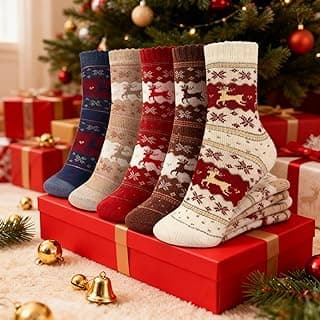 5 Pairs All Season Casual Crew Socks, Ultra Soft & Comfortable Breathable Socks, Versatile for Daily Wear