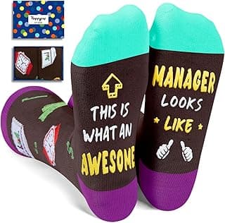 HAPPYPOP Gifts for Firefighter Cop Manager - Coach Accountant Pilot Socks, Mechanic Gifts