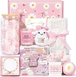 Gifts for Teenage Girls, Teen Girl Gifts Trendy Stuff, Birthday Gifts Preppy Valentines Day Gift for Teen Girls Coquette Cute Set for Girly Tween 12-14 Sweet 16-18 Daughter Sister Niece Friend Pink