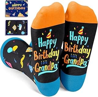 HAPPYPOP Funny Gifts for Men - Gifts for Son Dad Husband Grandpa, Happy Birthday Socks