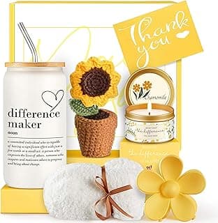Thank You Gifts for Women, Teacher Appreciation Gifts, Thank You Gift Baskets for Women Friends Teachers Coworkers Boss Nurse Mom Employees with Thank You Cards