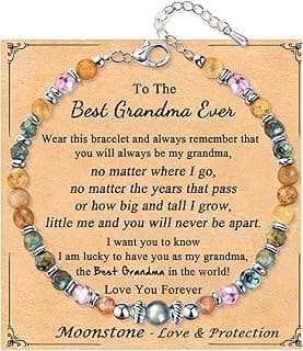 Gifts for Women Moonstone Bracelet, Mothers Day Graduation Christmas Birthday Gifts Meaningful Love Protection Ideas Bracelets for Her Women