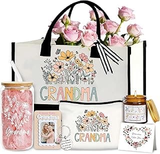 Grandma Gifts, Birthday Gifts for Grandma, Grandmother Gift from Granddaughter Grandson for Mothers Day Christmas