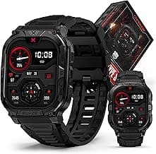 CARBINOX Blaze Smart Watch with GPS – Rugged Fitness Trackers, IP69K Waterproof, 170+ Sports Modes, Gorilla Glass, Make/Receive Calls, Android & iOS Compatible