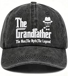 Hat Gifts for Men - Men's Cap for Father's Day Birthday Gifts - Adjustable Cotton Baseball Cap