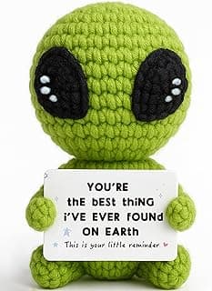 Gifts for Him Her Boyfriend Girlfriend Crochet Alien Valentine's Day Anniversary Birthday Funny Romantic Gifts My Love Men Women Husband Wife