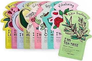 Tonymoly I’m Real Sheet Mask Set – Korean Face Mask Variety Pack for Hydrating, Soothing & Nourishing Skin, K-Beauty Skincare Self-Care & Easter Gift Set for Women