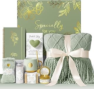 Self Care Gifts for Women Get Well Soon Gift Baskets, Mothers Day Birthday Gifts for Women Spa Care Package, Sympathy Inspirational Thinking of You Gift Set for Mom Her Wife Girlfriend Sister Friend