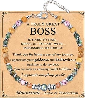 Gifts for Women Moonstone Bracelet, Mothers Day Graduation Christmas Birthday Gifts Meaningful Love Protection Ideas Bracelets for Her Women