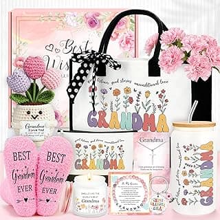 Grandma Gifts for Birthday Best Grandma Gift Ideas for Grandmother Cool Presents for New Grandmas To Be Meaningful Gifts for First Time Grandmother Happy Birthday Grandmas Things Stuff from Grandson