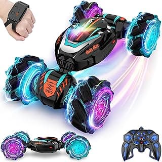 Remote Control Car, Gesture Sensing RC Stunt Car, 4 WD Transform Off Road for Rotating, 2.4Ghz Hand Controlled Remote Control Twister Cars, RC Cars for Kids Boys Girls Toy Gift Age 6 7 8 9 10 11 12 yr